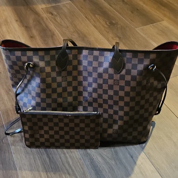 LOUIS VUITTON DAMIER EBENE NEO NEVERFULL GM - Picture 4 of 17